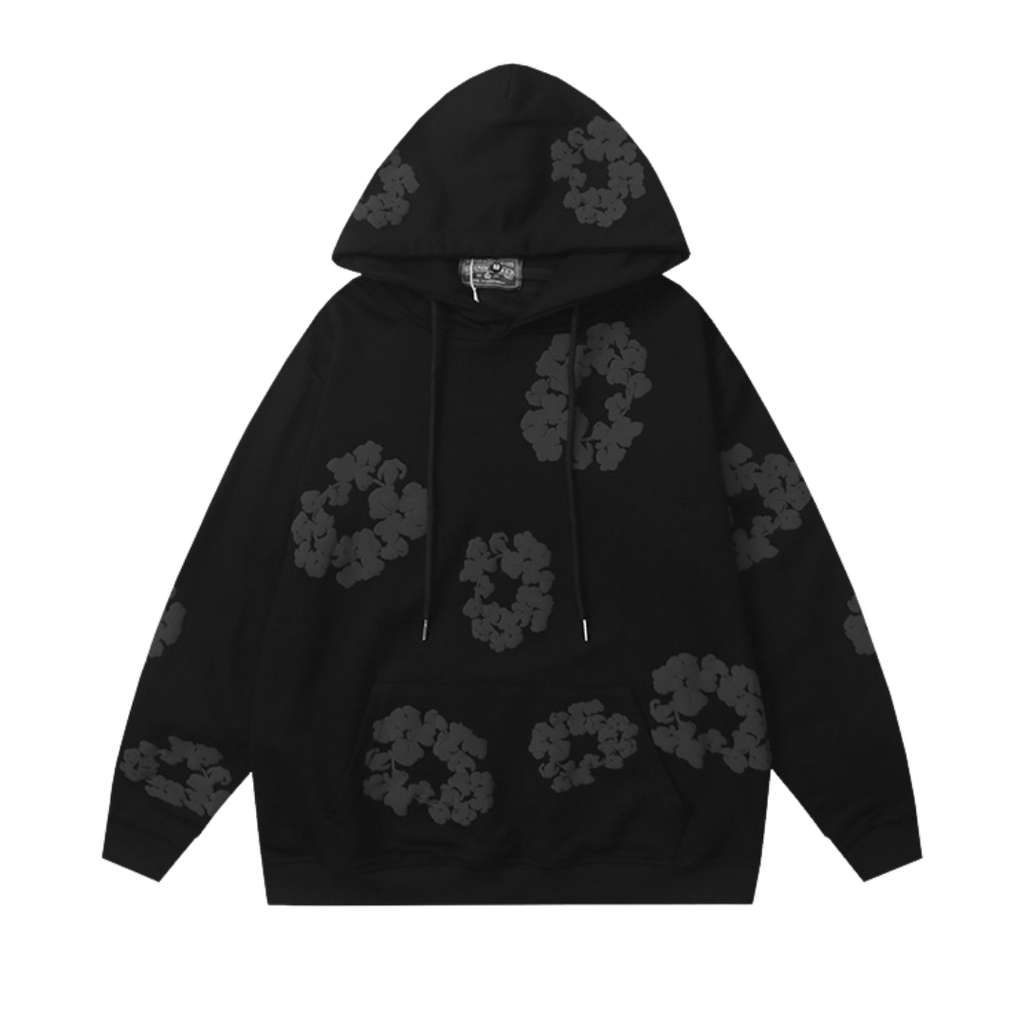 Denim Trs Full Black Tracksuit