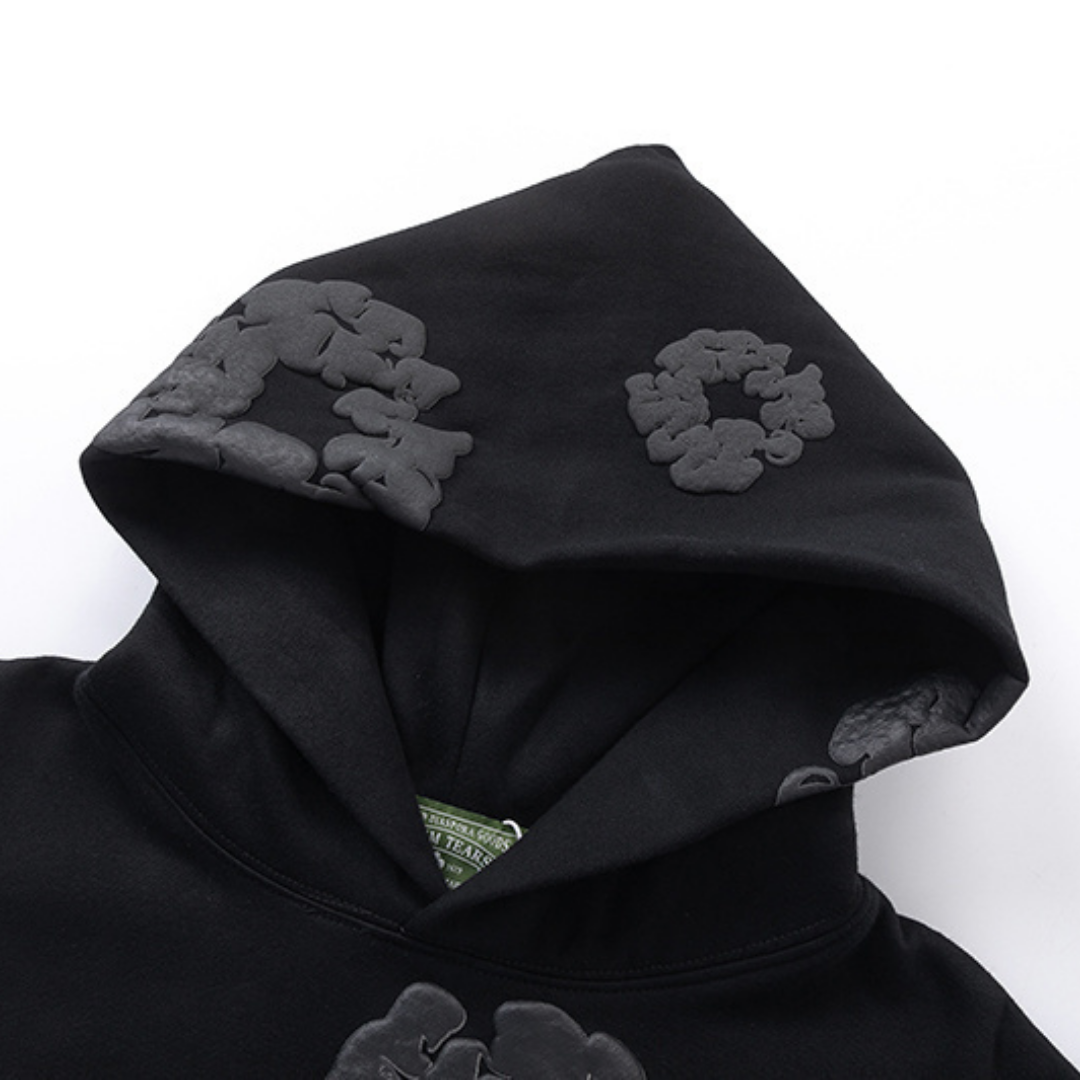 Denim Trs Full Black Tracksuit