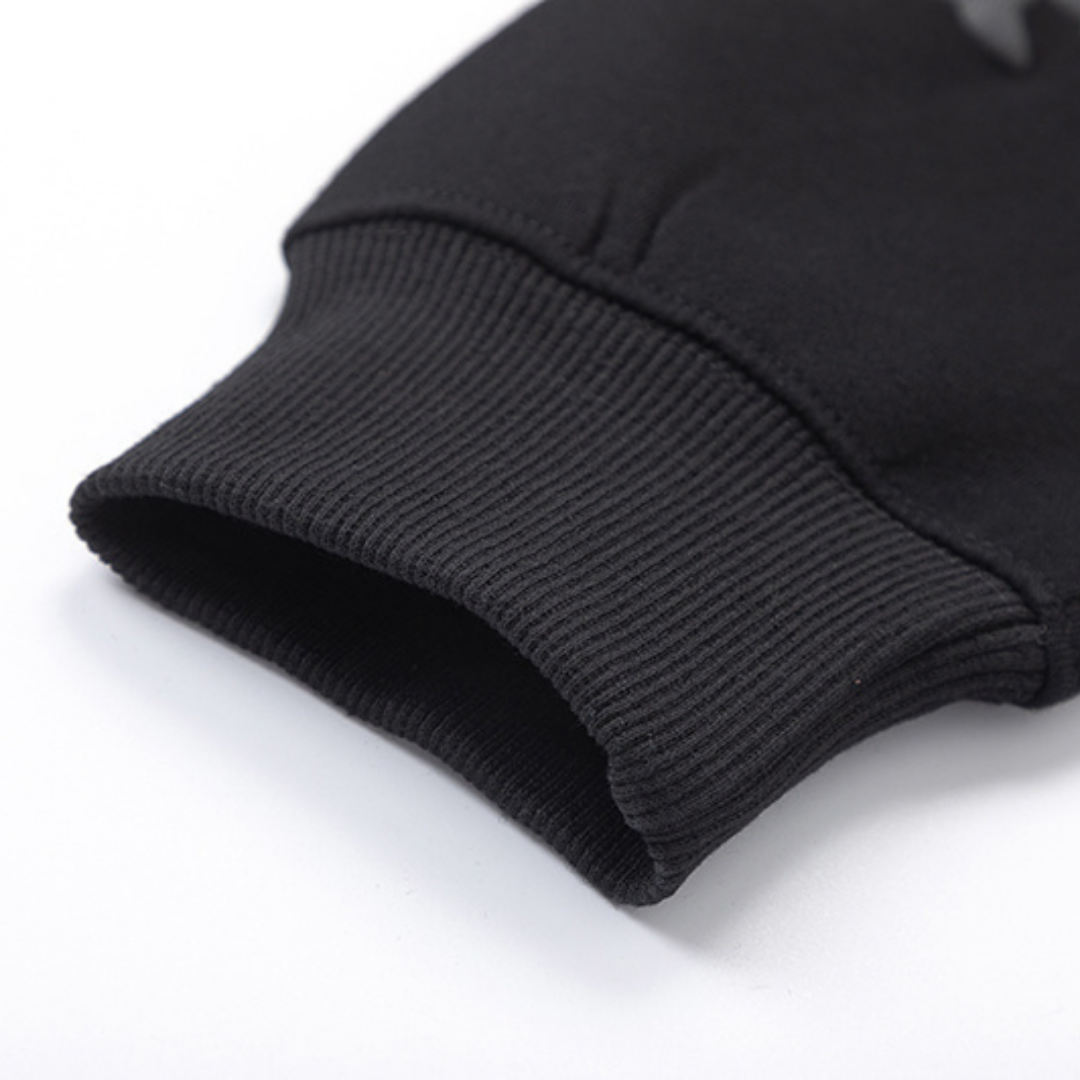 Denim Trs Full Black Tracksuit