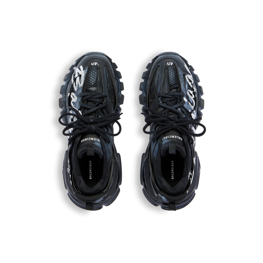 Balanciaga Track Noir Avec Logo Blanc