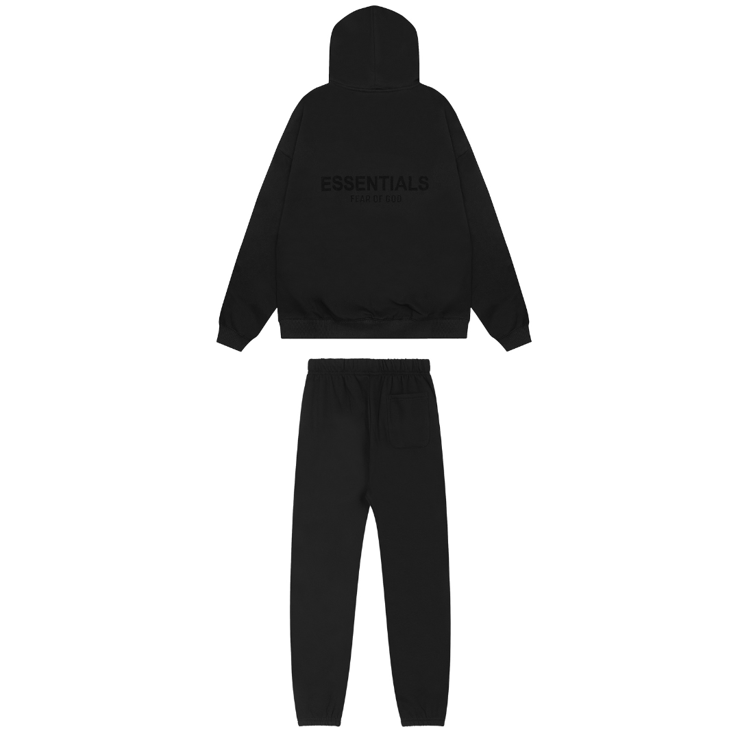 Essentials Black Tracksuit
