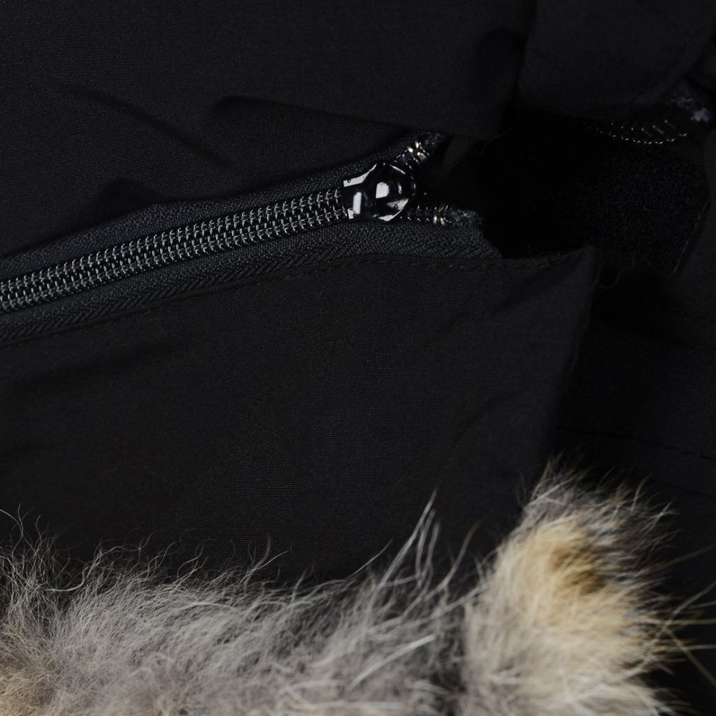 Goose Langford Black Parka