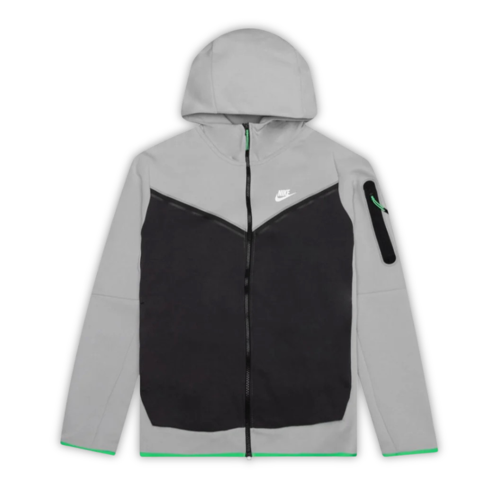 Tech Smoke Grey/Anthracite/Sail Full-Zip Hoodie