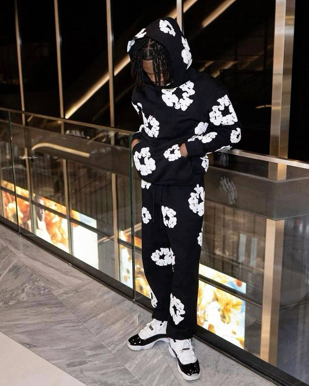 Denim Trs Black Tracksuit