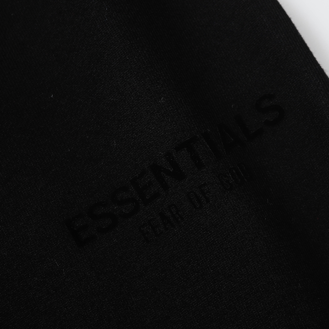 Essentials Relaxed Black Tracksuit