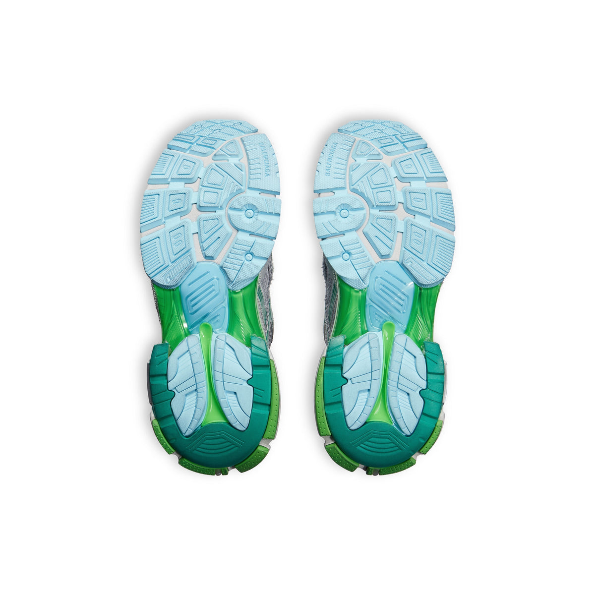 Balanciaga Runner Vert Et Bleu