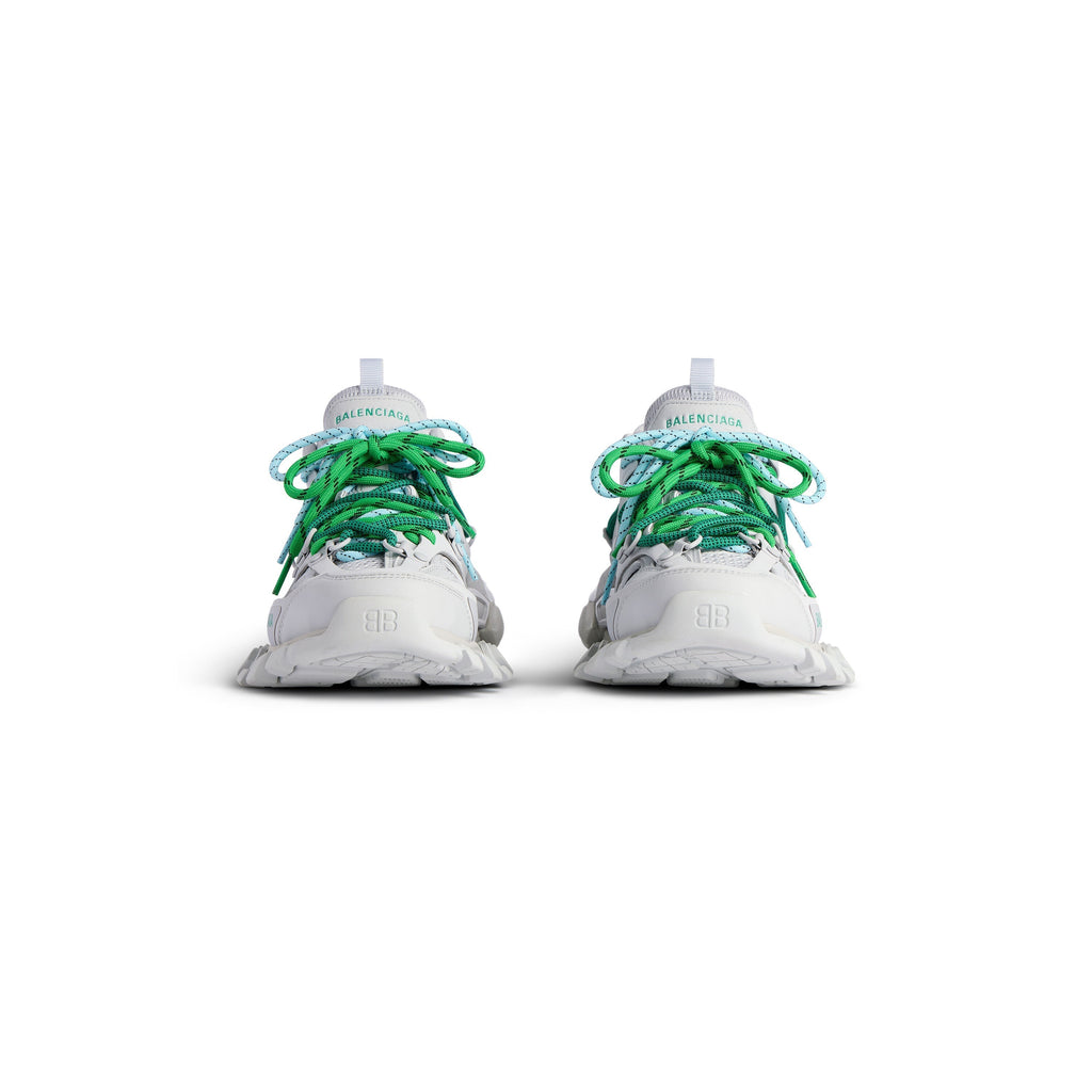 Balanciaga Track Gris Avec Laces Verte et Bleue