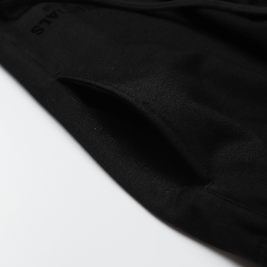 Essentials Relaxed Black Tracksuit