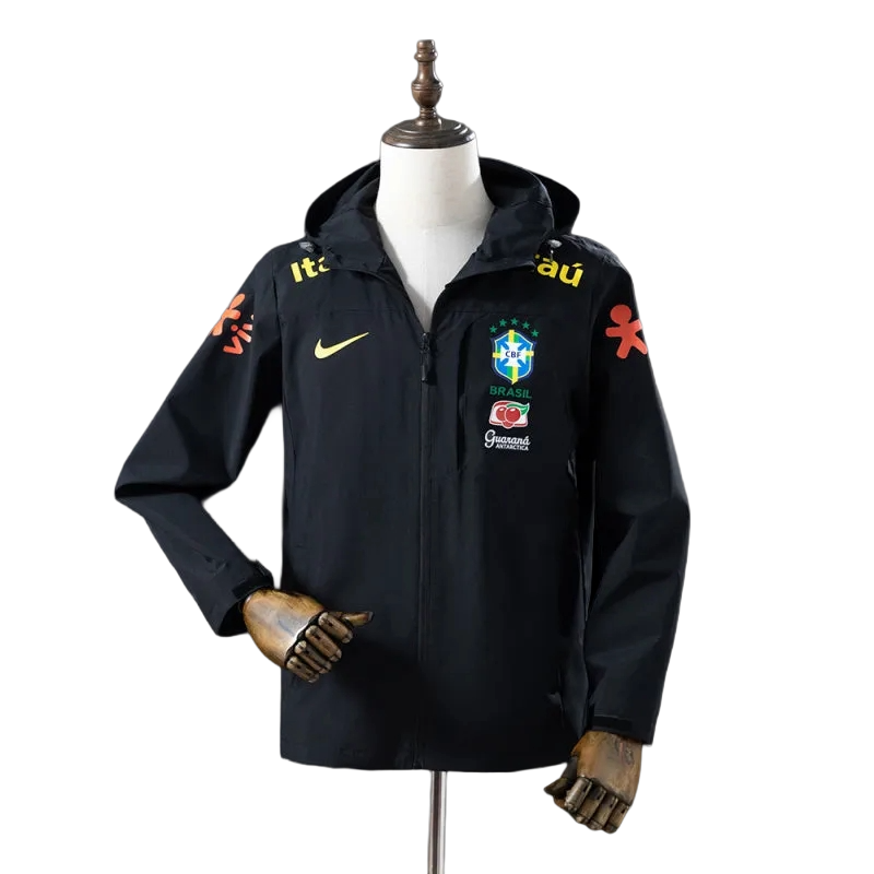 Veste coupe-vent réversible Brésil black