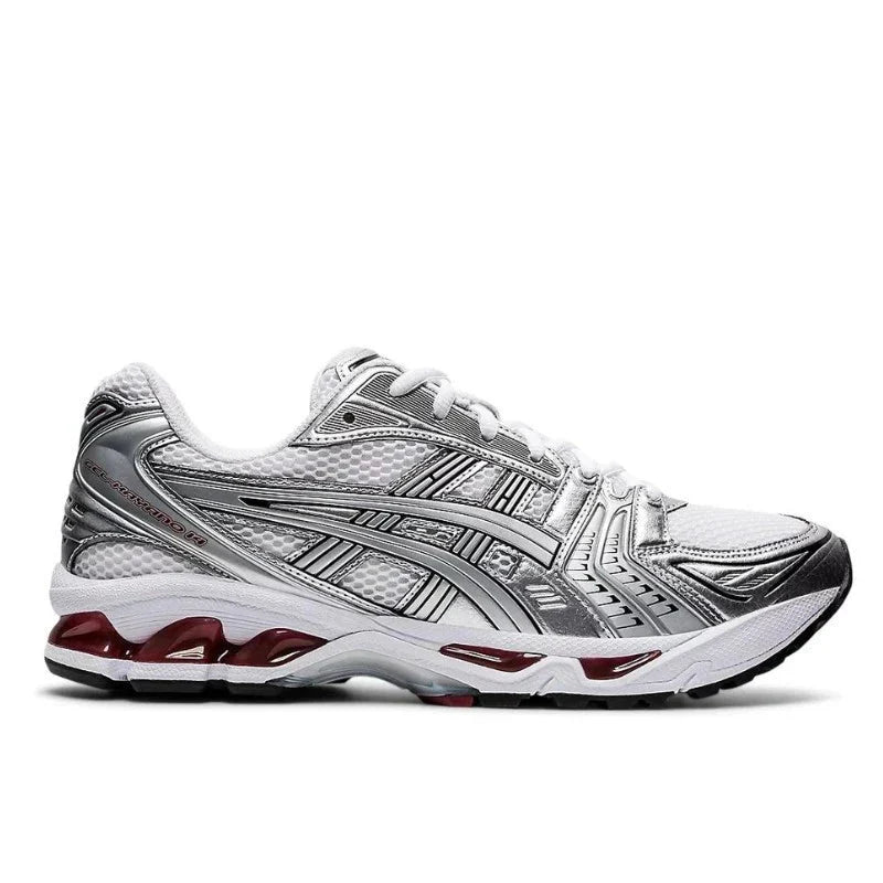 Asics Gel Kayano 14 Argent Et Rouge