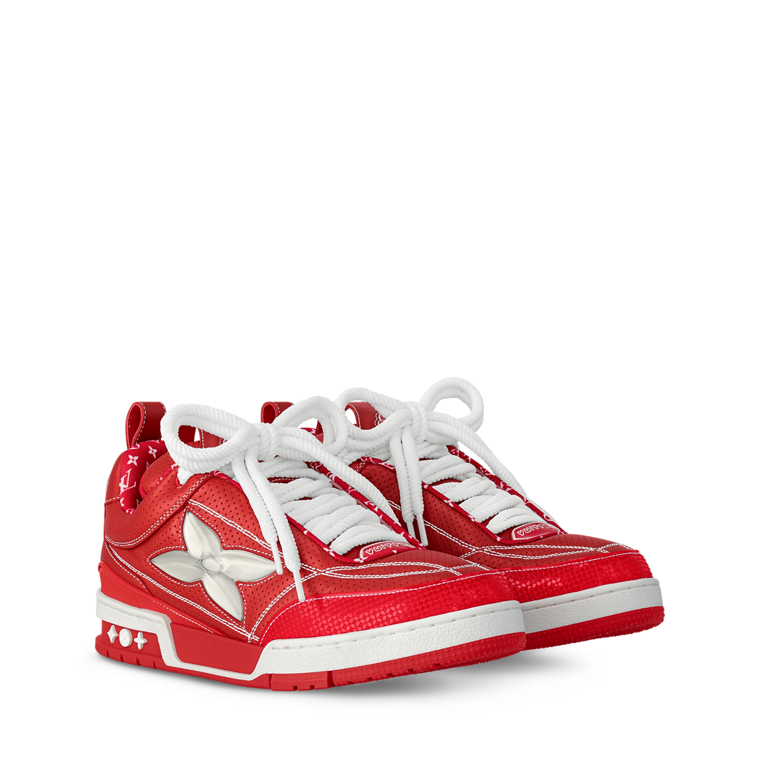 LV Skate Logo incrusté Rouge