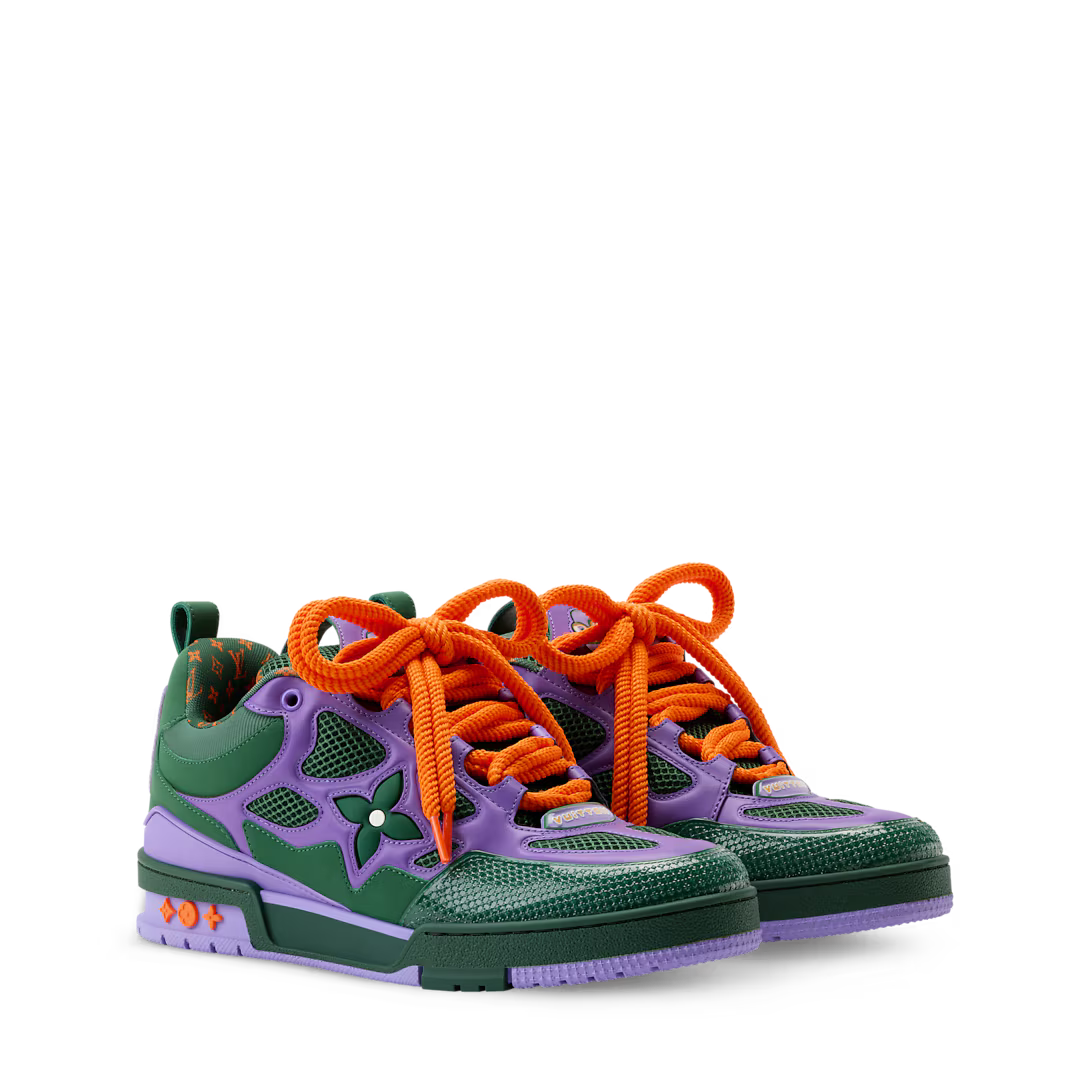 LV Skate Violet Et Vert