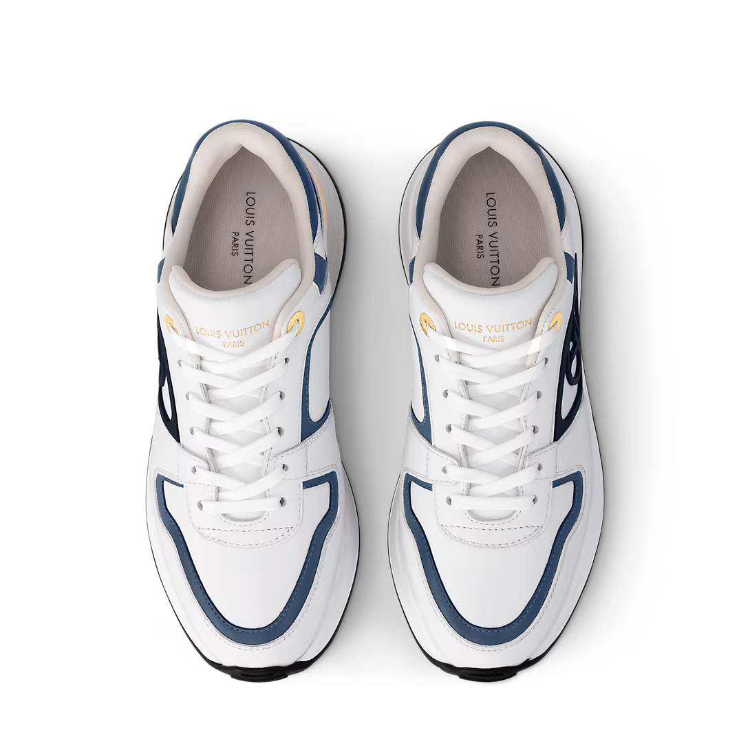 LV Run Away Blanc Et Bleu
